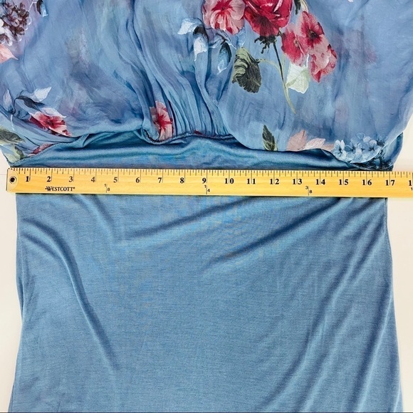 Made in Italy Size M Floral Dress - Picture 4 of 7